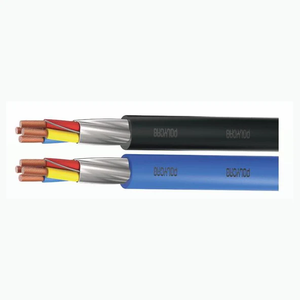 Polycab 1 Sqmm, 8 core Mylar Tape Overall Shielded Unarmoured Instrumentation Cable (100 Meter)